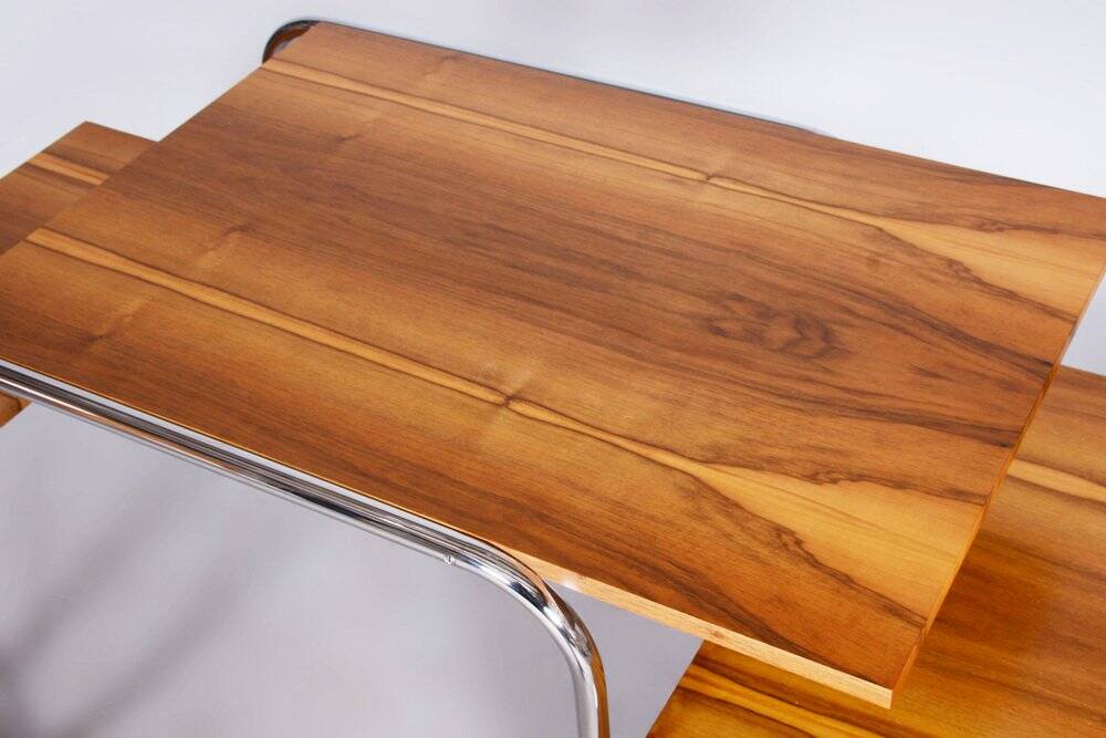 Czech Bauhaus Walnut Writing Desk by André Lurcat, 1930s