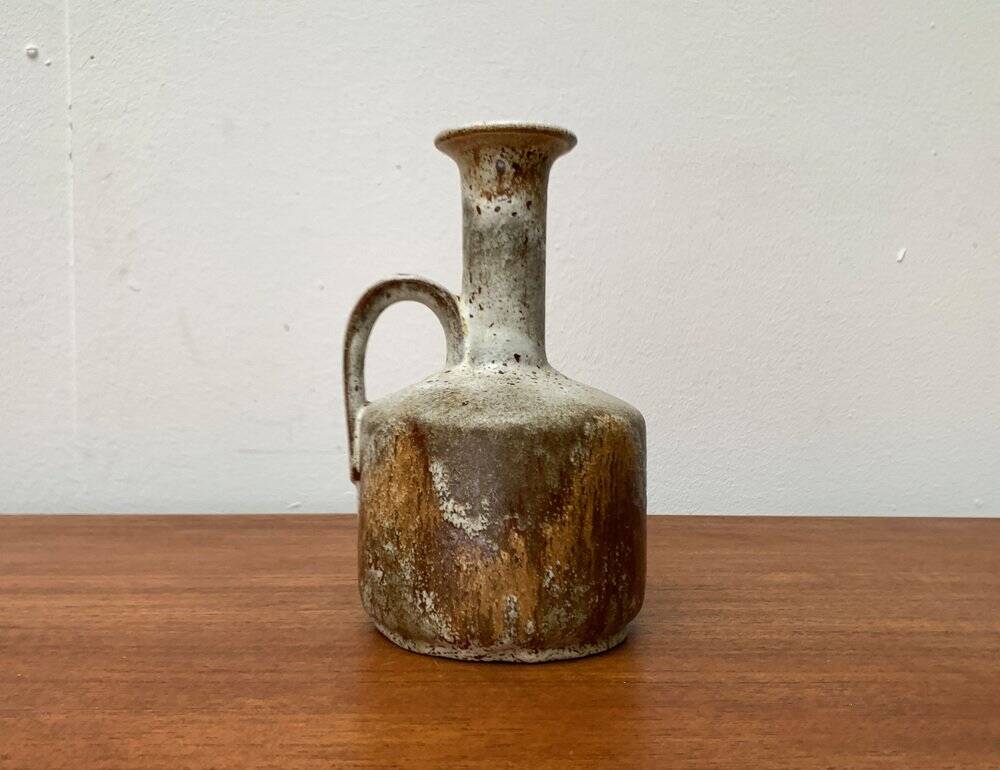 Brutalist Fat Lava Vase in Ceramic by Ruscha, West Germany, 1960s