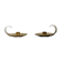 Pair of Swedish mid-century candlestick holders by Skutuna