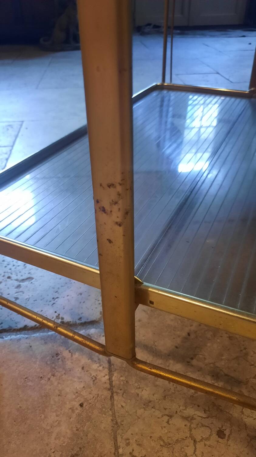 Foldable trolley on wheels