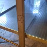 Foldable trolley on wheels