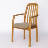 4 Vintage Dyrlund Armchairs in Oak, 1970s | Danish Mid-Century Modern