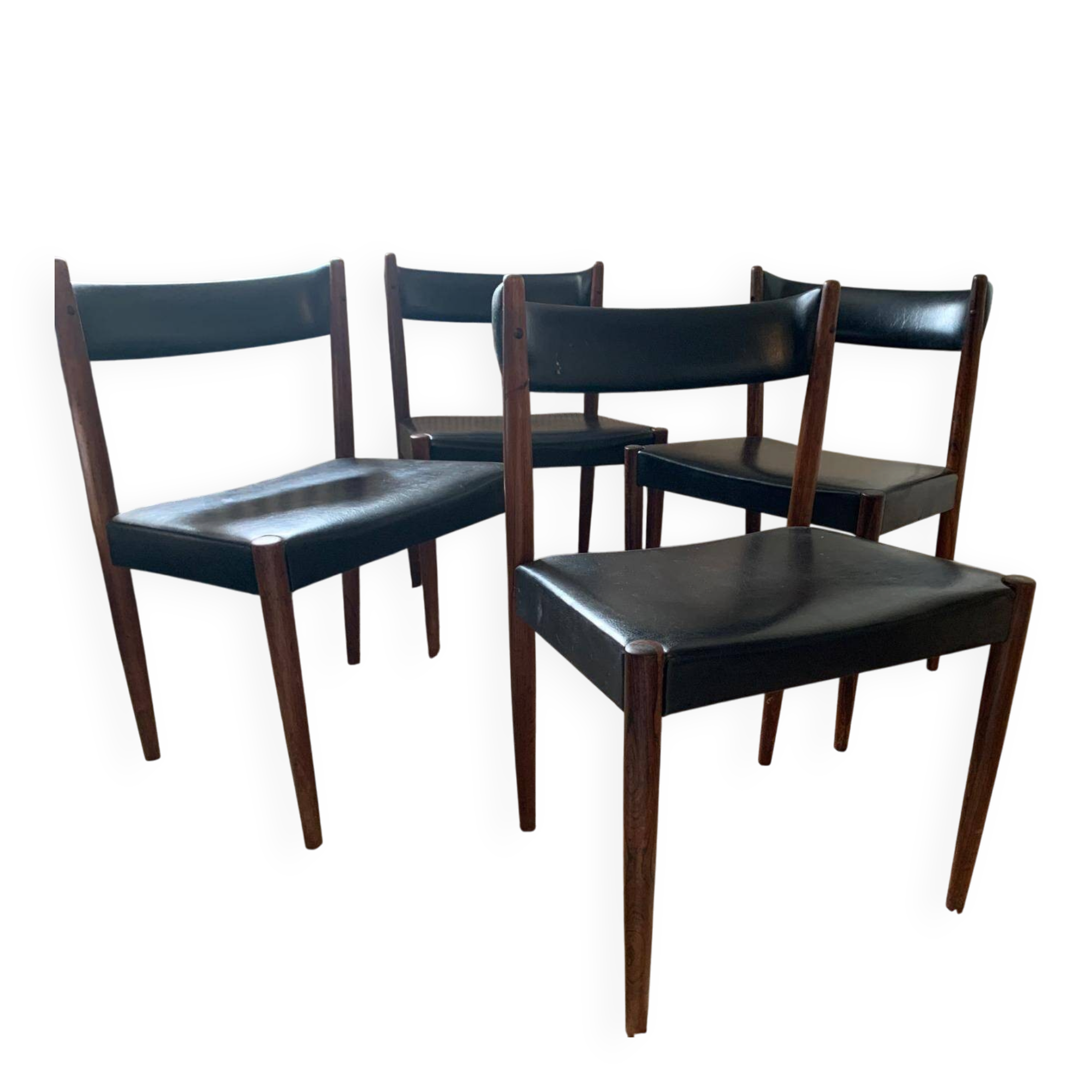 4 Danish design chairs from the 1960s