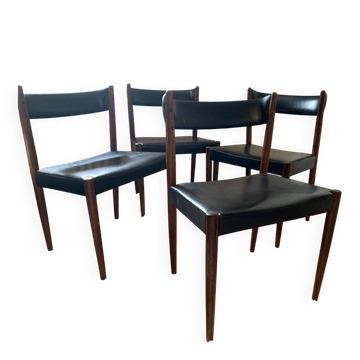 4 Danish design chairs from the 1960s