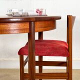 Round extending dining table by GPlan Fresco Collection 1960.