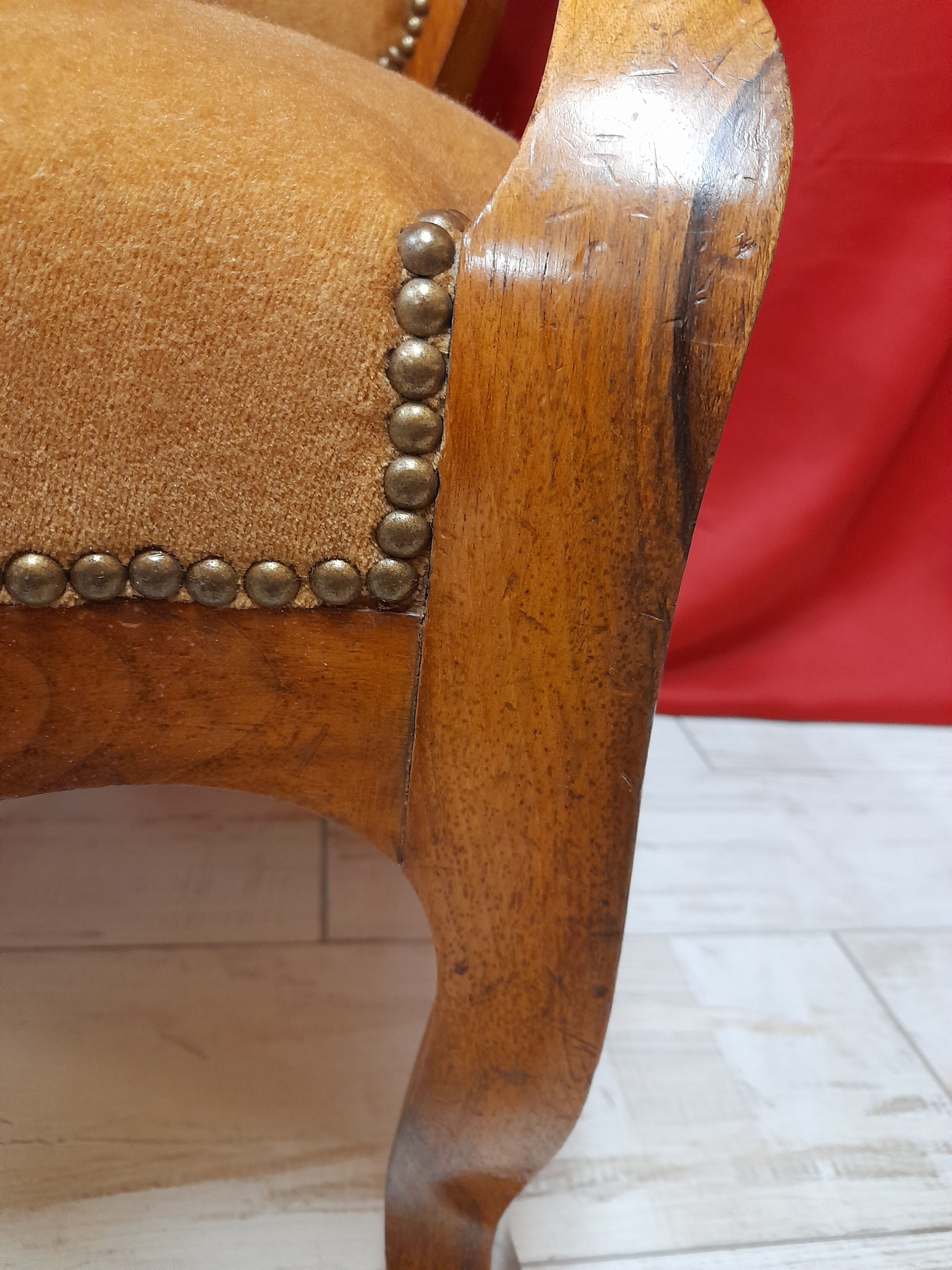 Fauteuil cabriolet Louis Philippe