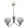 Postmodern style chandelier, Poland, 1970s