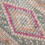 3x10 neutral handmade vintage runner rug, 78x326cm