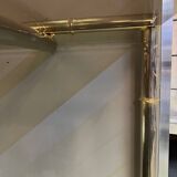 Vintage 60's steel bamboo style console