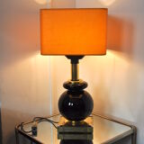 Table lamp ceramic 70s Lumica
