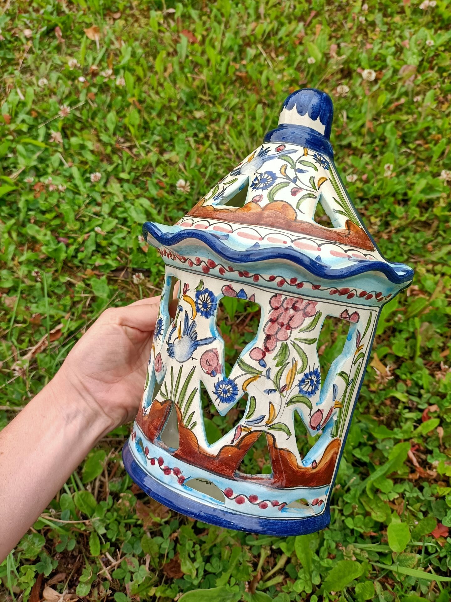 Retro wall sconces pottery Portugal 💐