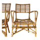 Vintage rattan armchair