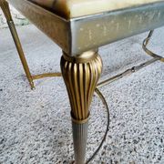 Vintage marble and brass coffee table circa 60's