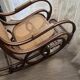 Thonet rattan rocking chair from the 1920s.