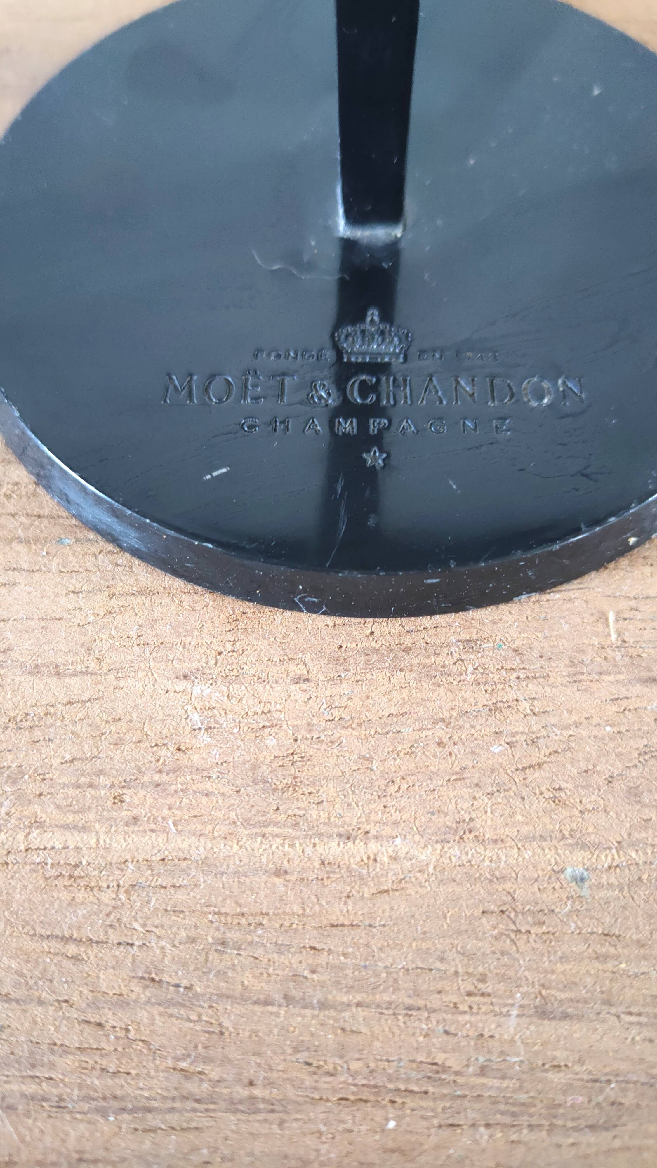 Flute holder designed by Philippe Di Méo for Moët et Chandon