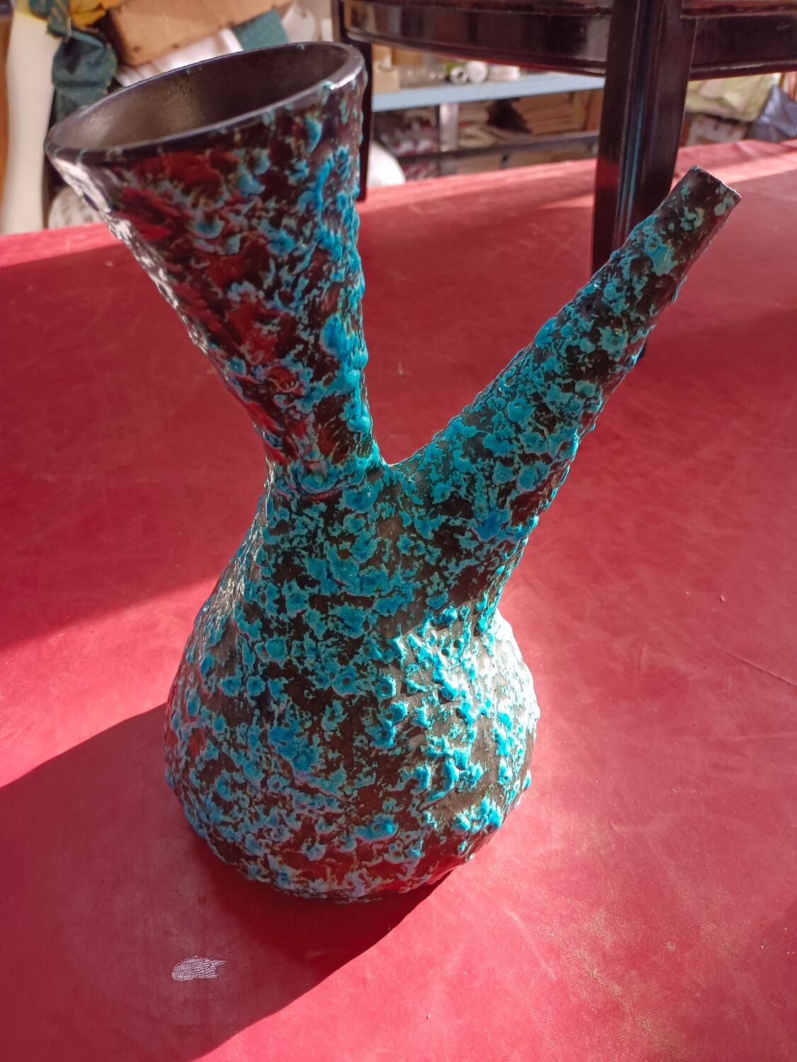 Vase ' glacier enamels '