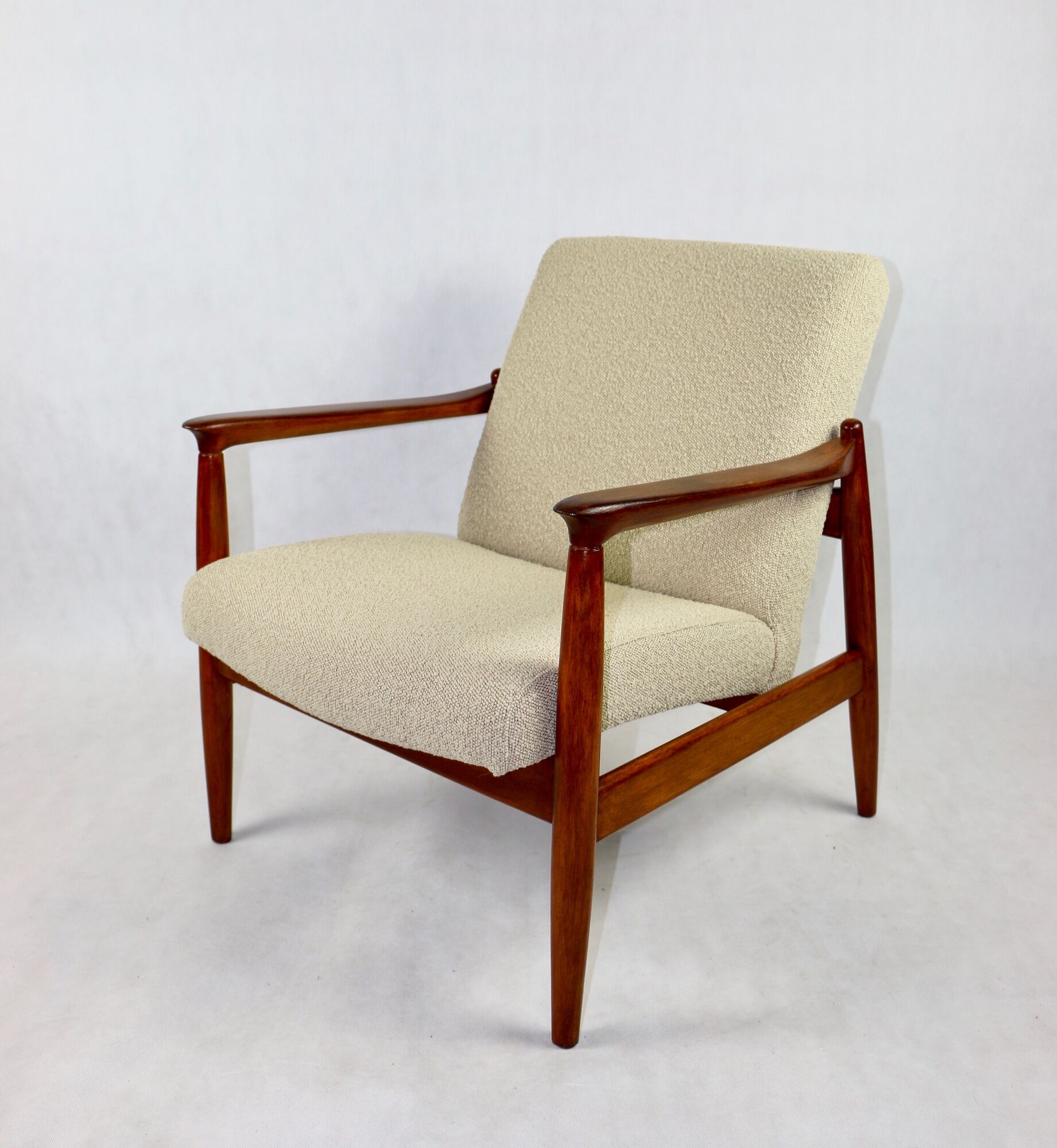 Beige Boucle GFM-64 Armchair