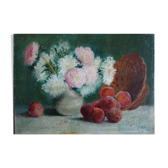 Oil on canvas - still life