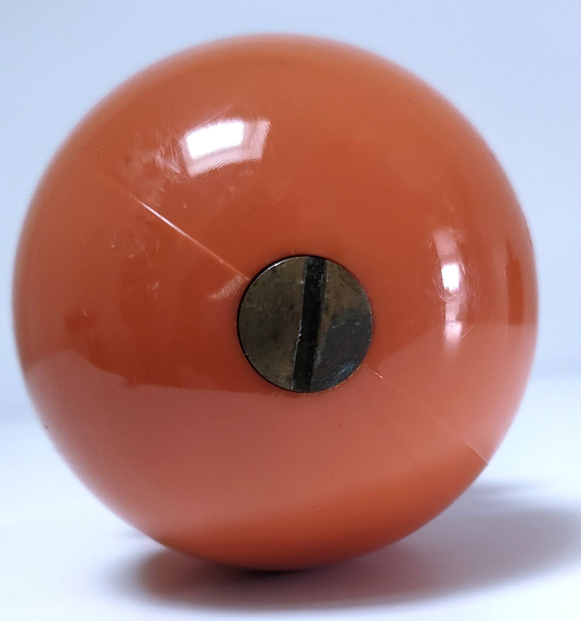 Luigi Massoni pepper mill for Guzzini orange