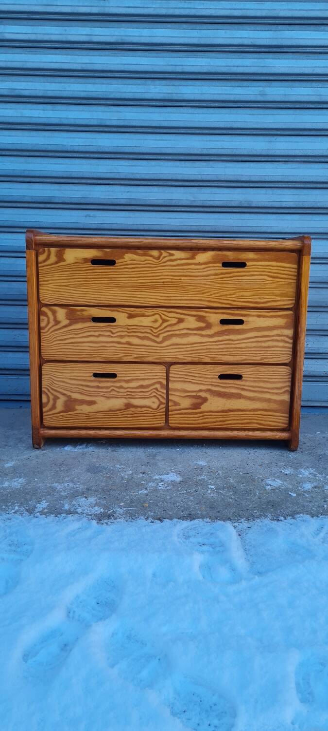 Pine chest of drawers 1970