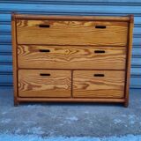Pine chest of drawers 1970