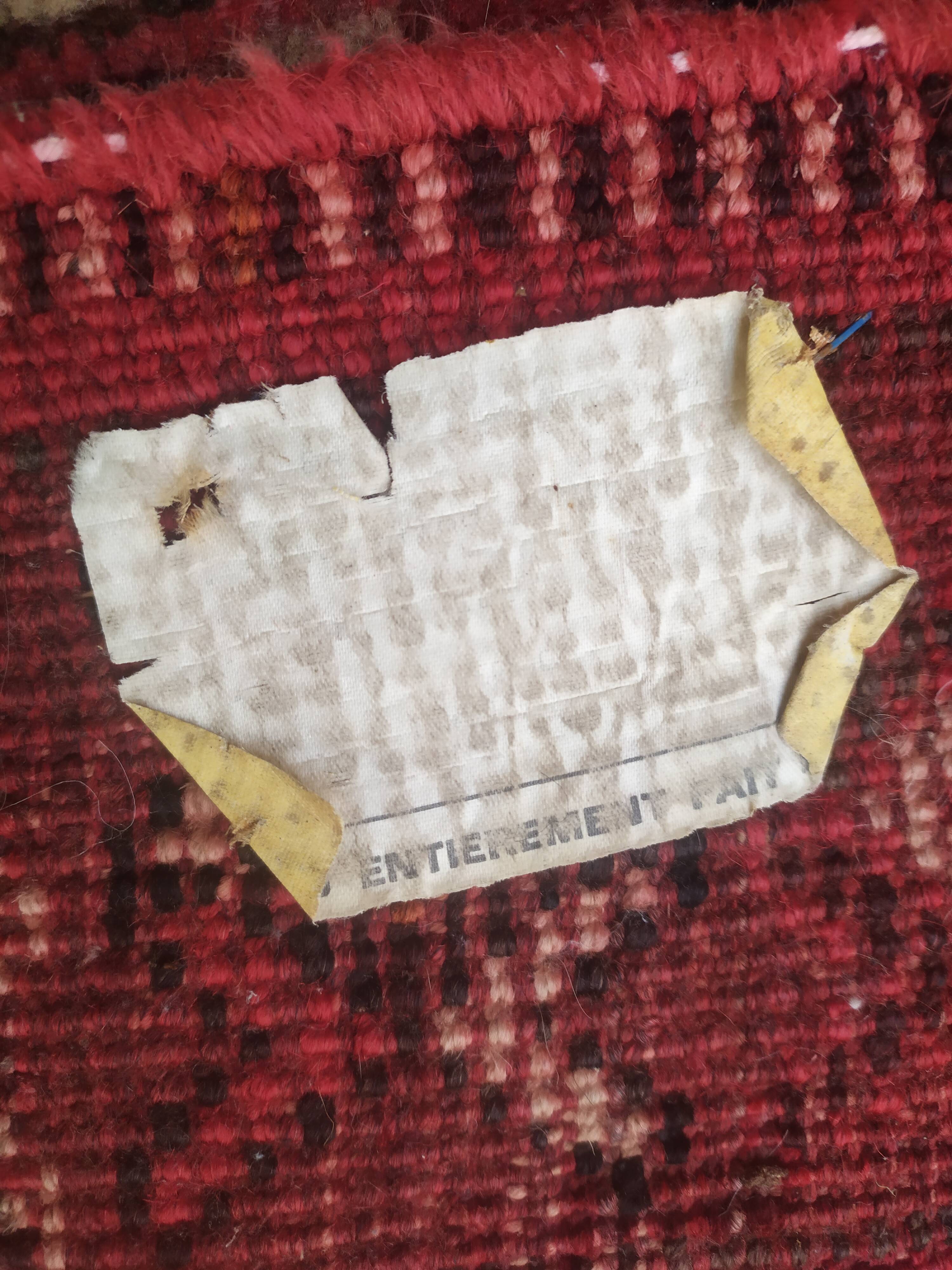 Handmade wool carpet