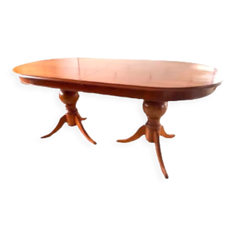 Solid cherry dining table