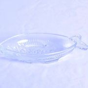 Vintage glass fish dish