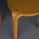 Model X600 Fan Leg Stools by Alvar Aalto for Artek, 1960s