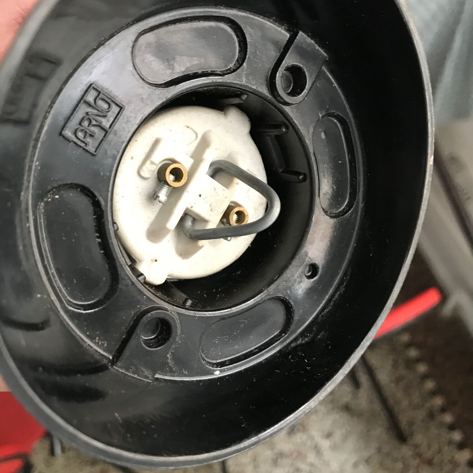 Moulded glass sconce