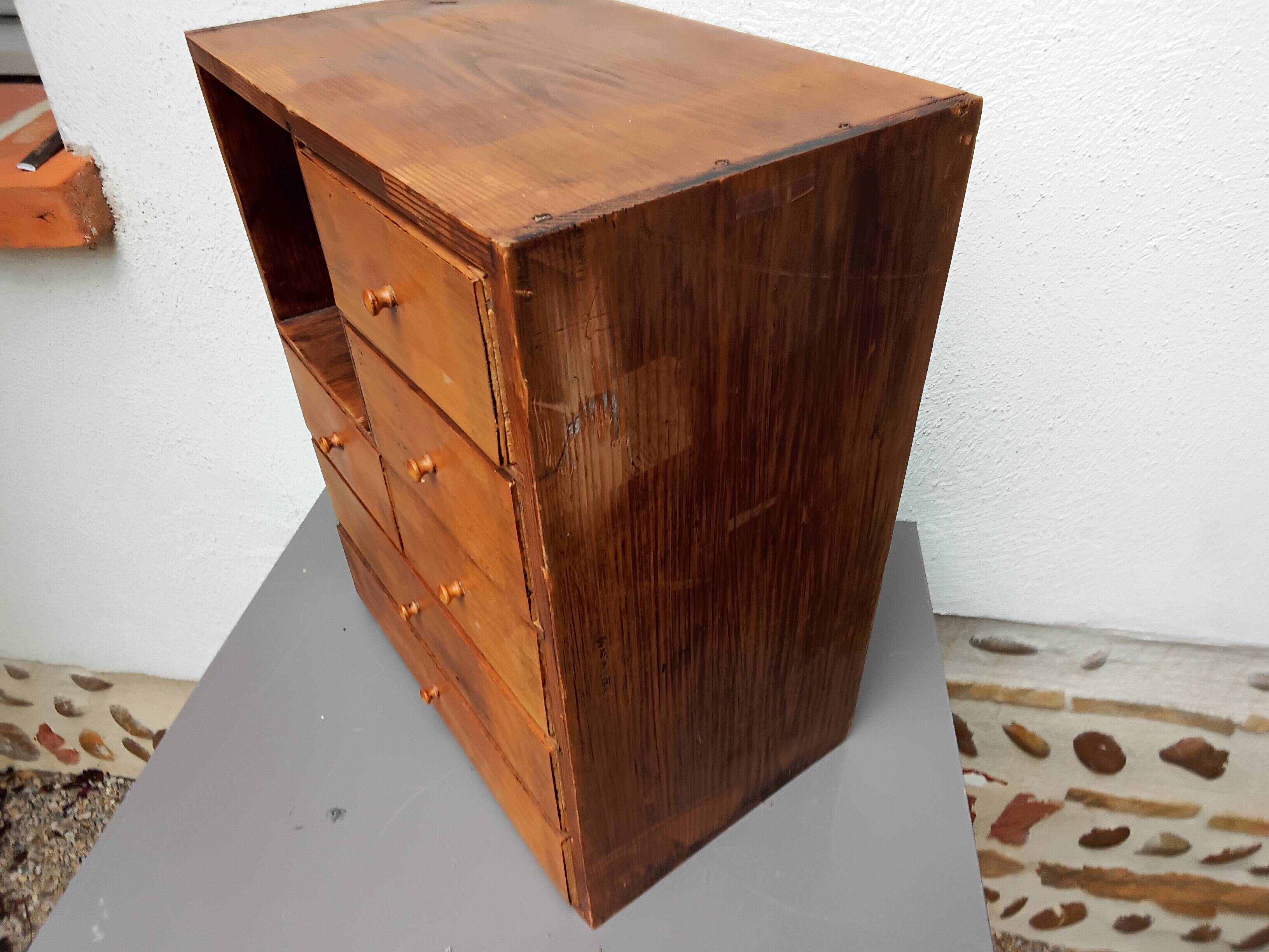 Craft cabinet with drawers