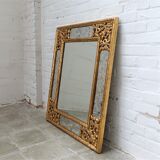 Miroir Deknudt doré vintage