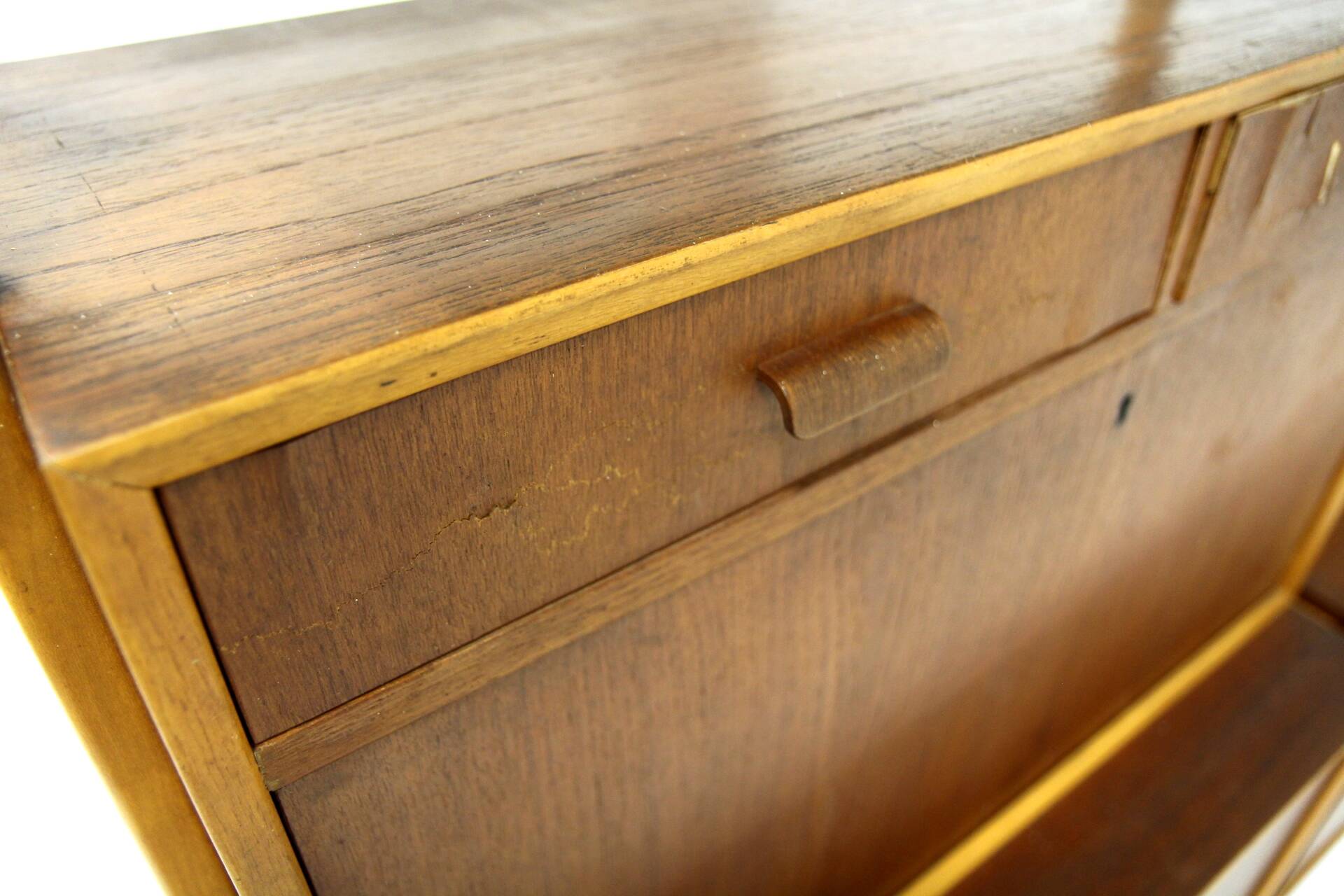 Scandinavian teak secretary, Bräntorps, Sweden, 1960