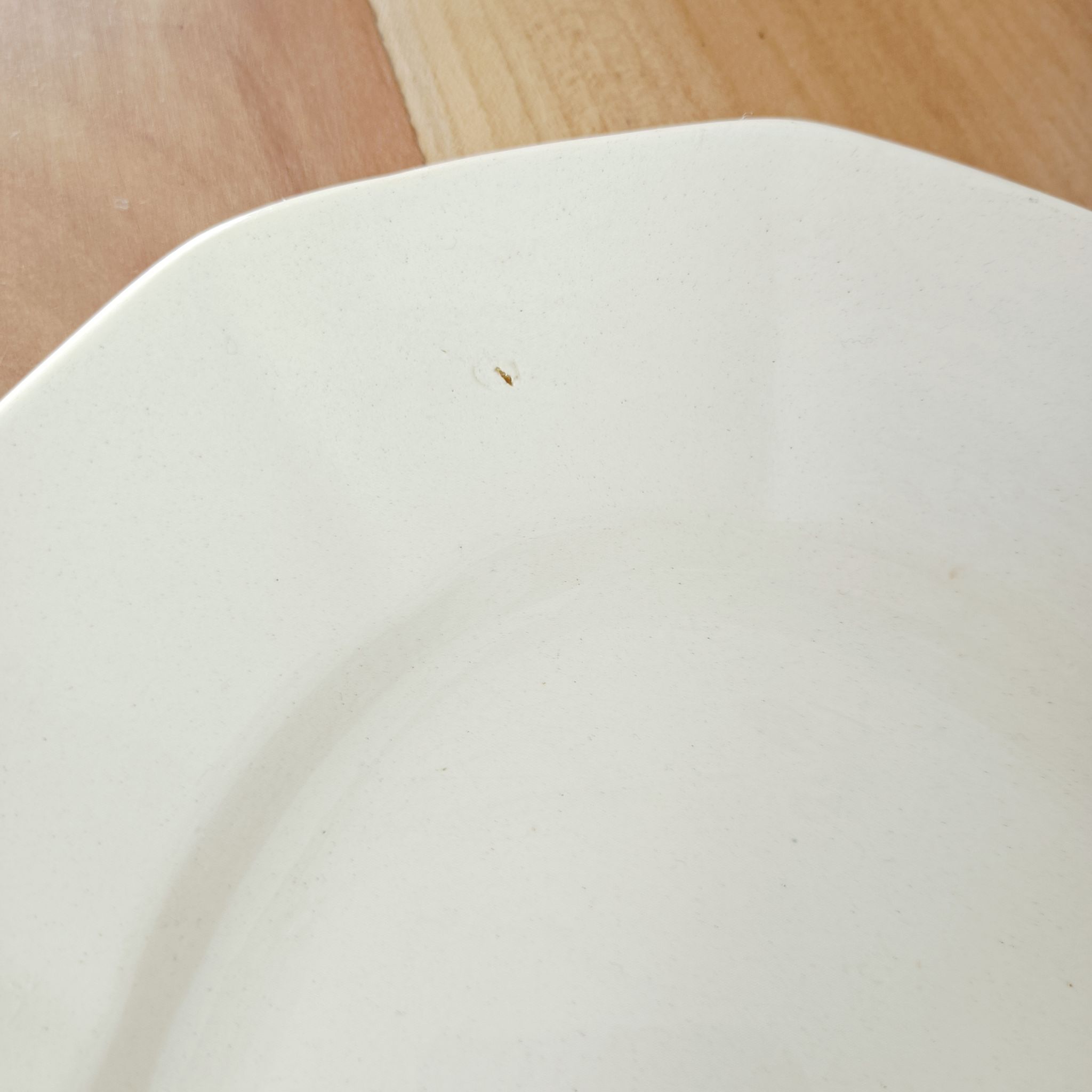 Plat ovale Digoin rose bleue