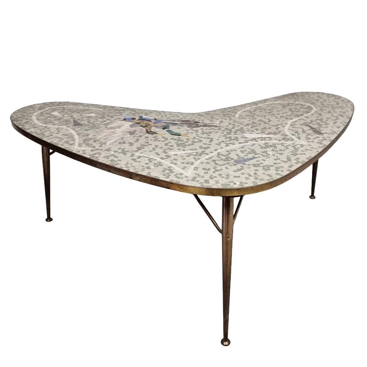 Vintage Berthold Müller Mosaic Coffee Table, 1960/70s
