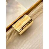 Miroir Vague en Or "Torchon" Torciglione Design en Verre