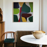 Green paint square format