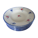 10 plates Mary Lou Digoin Sarreguemines