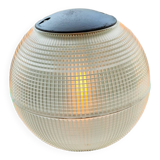 Old holophane ball industrial table lamp