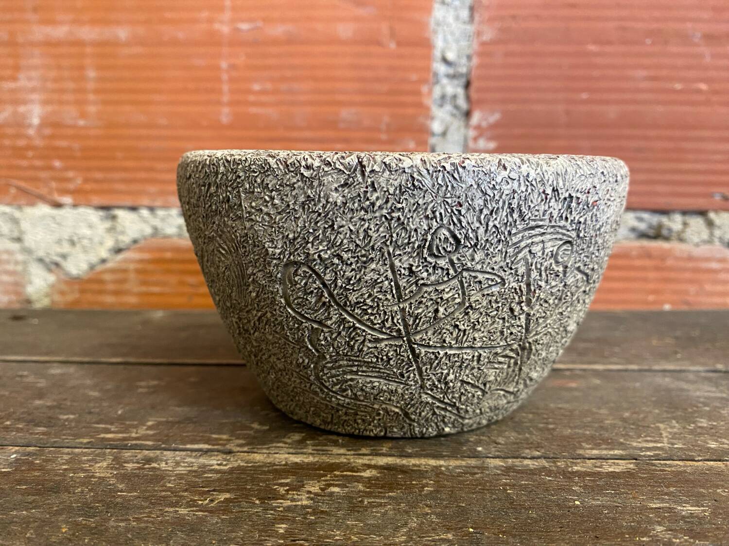 Francis Triay Ceramic Ashtray Coupe Vide Poche 1960s Vintage Rock Art