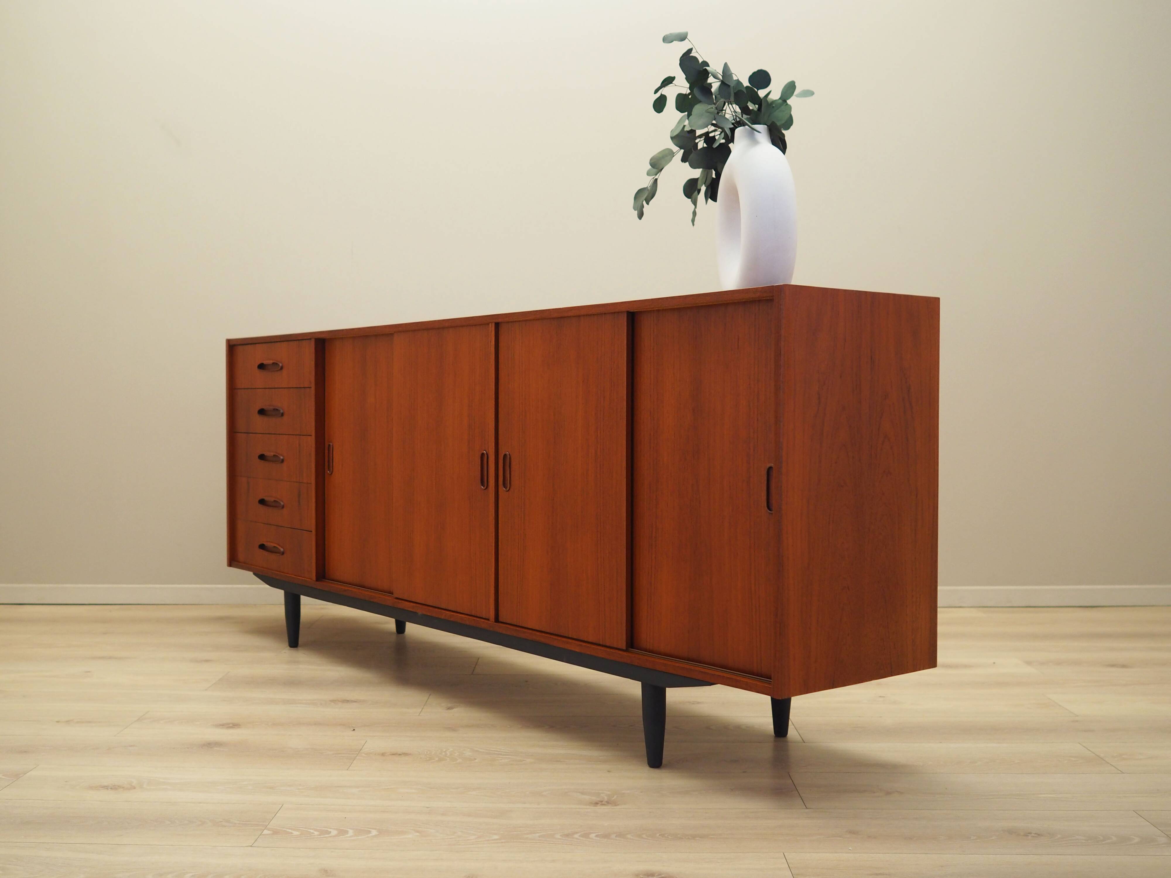 Teak sideboard, Danish design, 1970s, production: Denmark
