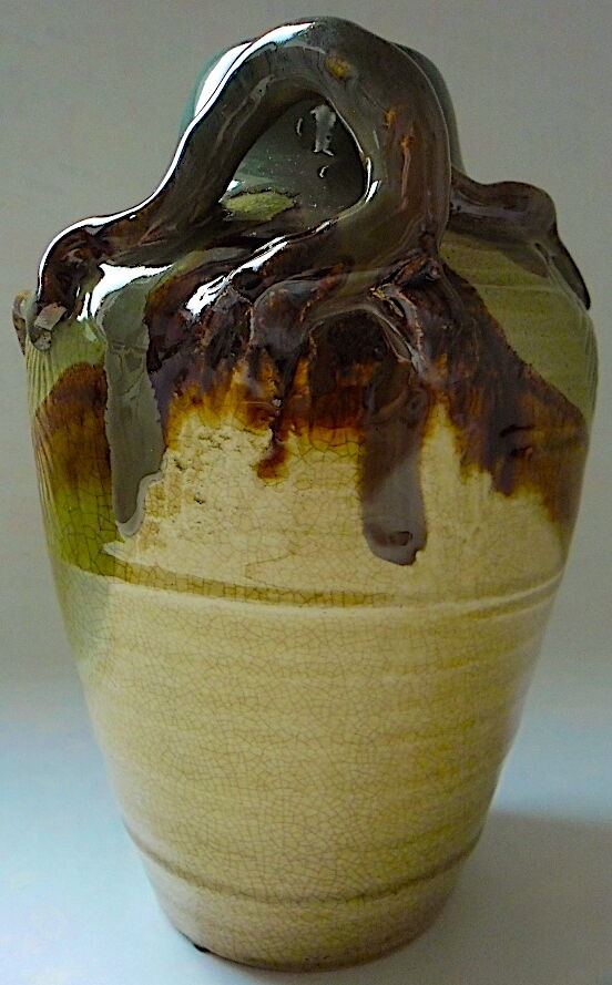 Japanese stoneware vase