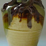 Japanese stoneware vase