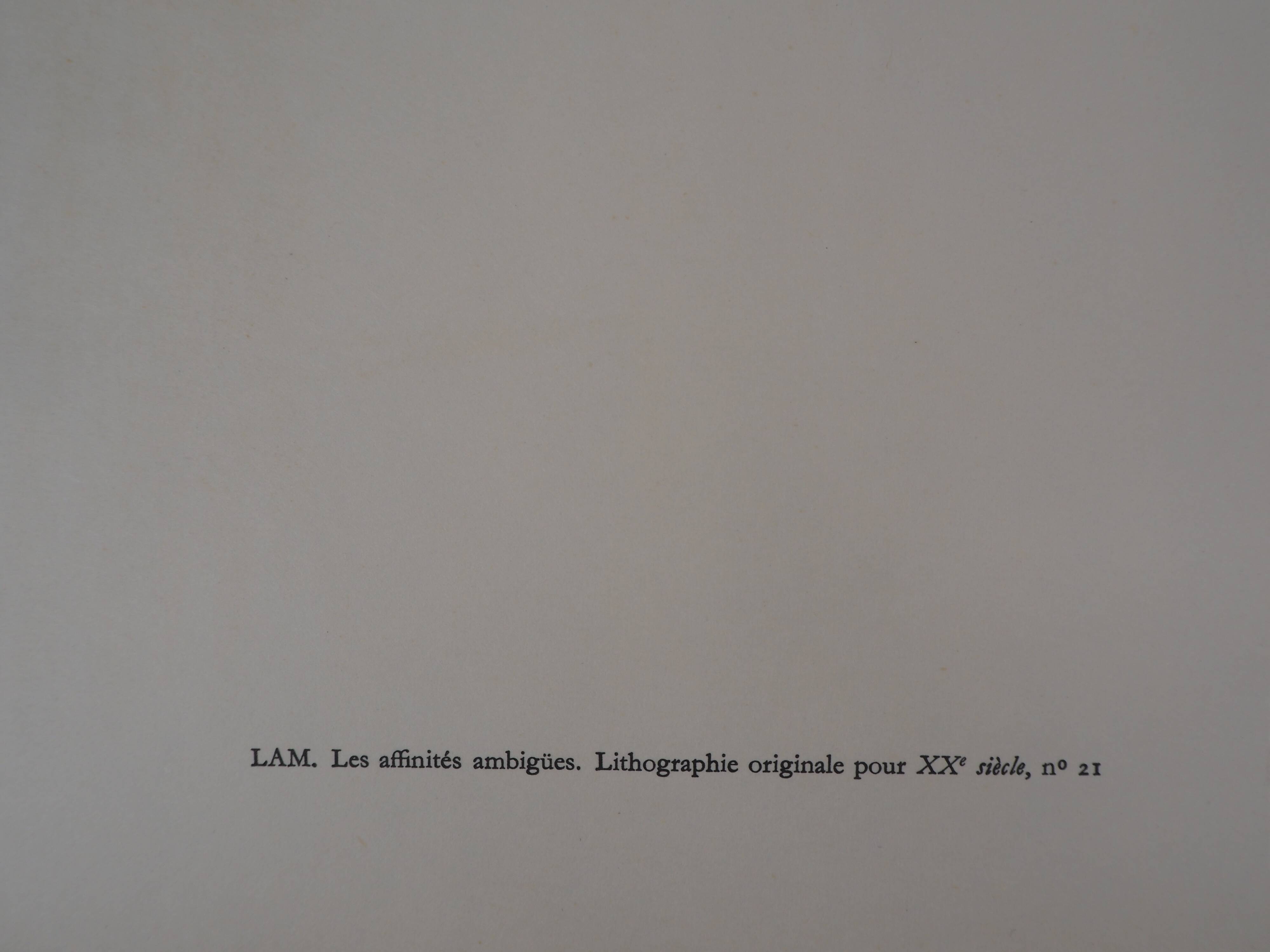 Marino marini: horse and rider - original lithograph