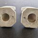 Pair of porcelain hooks