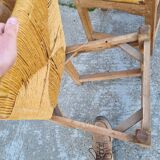 suite of 6 brutalist chairs