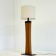 Lampe de sol en teck des années 50 italienne