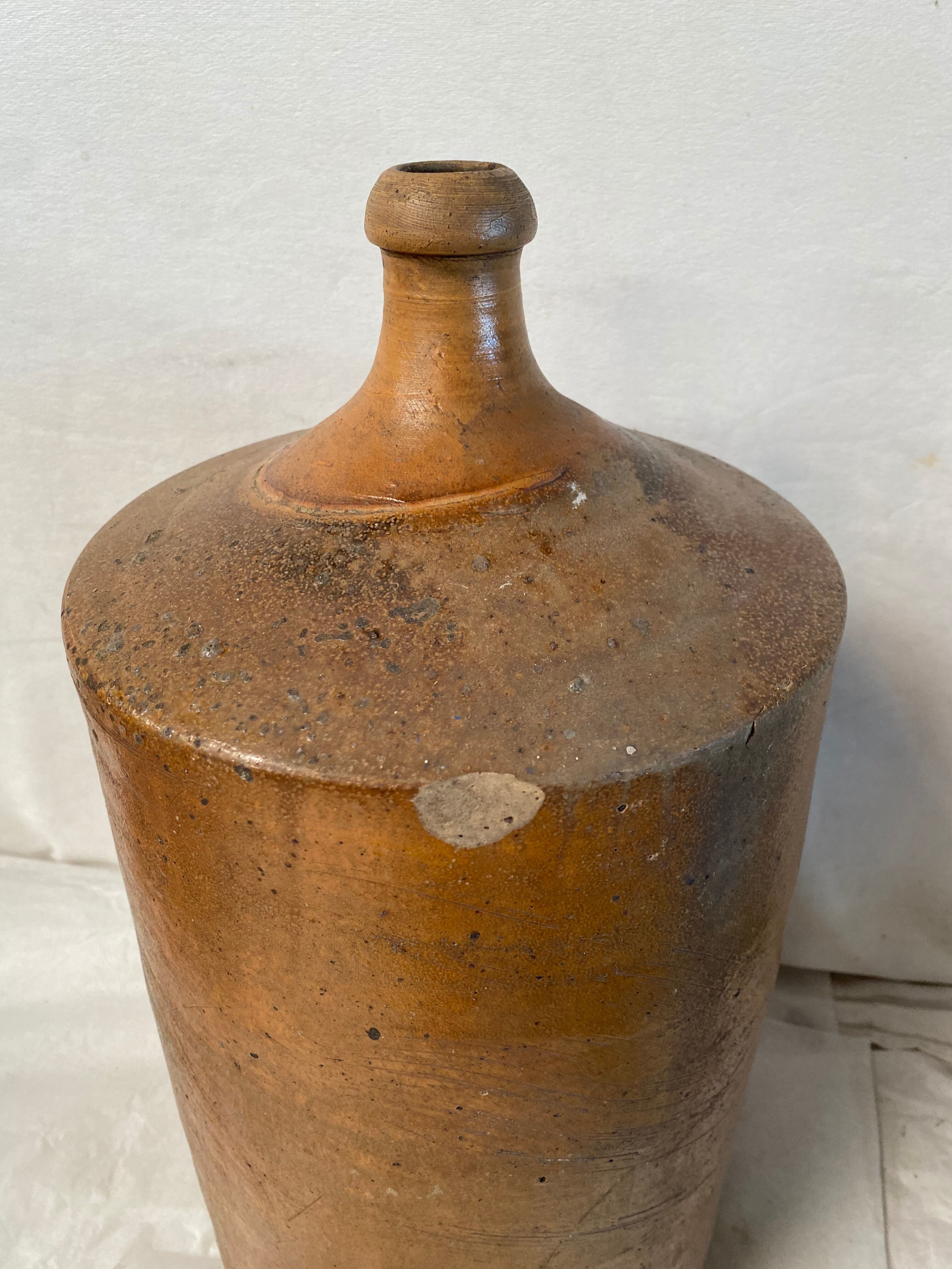 Bottle made of ancient sandstone