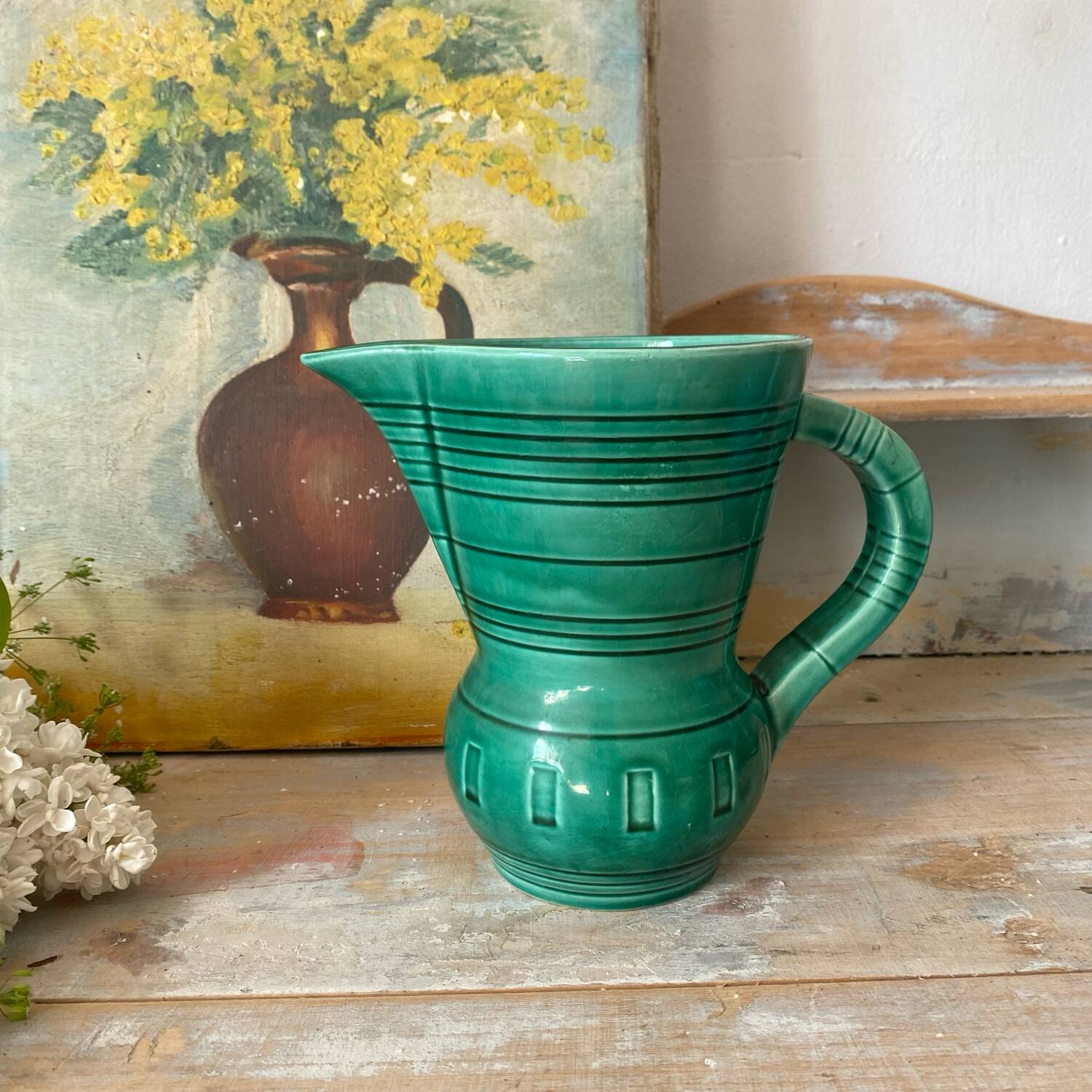 Old Digoin jug from the 1950s.