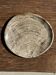 Petrified wood catchall or dish in light grey with rings D27x25 -3320
